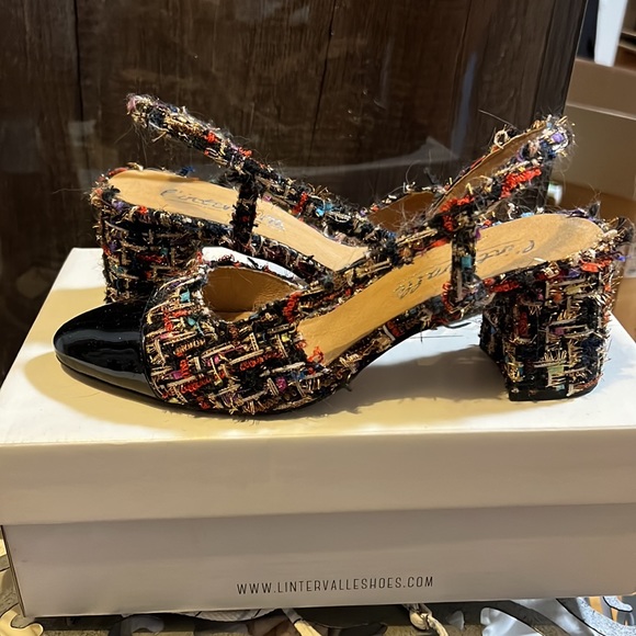 Midi tweed heels - Picture 2 of 4